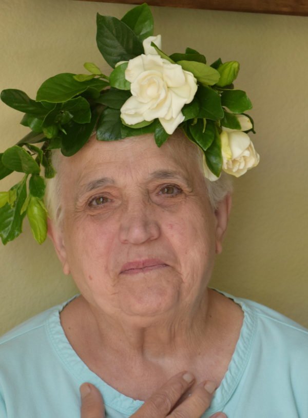 Nonna’s gardenia flower crown