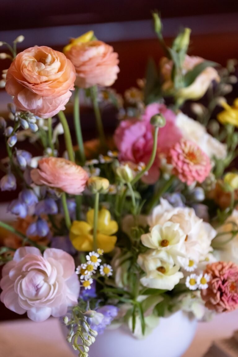 blessings for Nonna: flowers & notes from my mom’s funeral